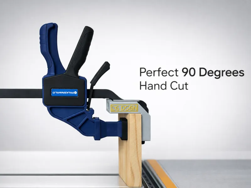 90 degrees magnetic saw guide
