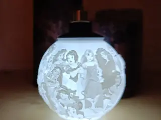 Disney Princess Lithophane Christmas Ball