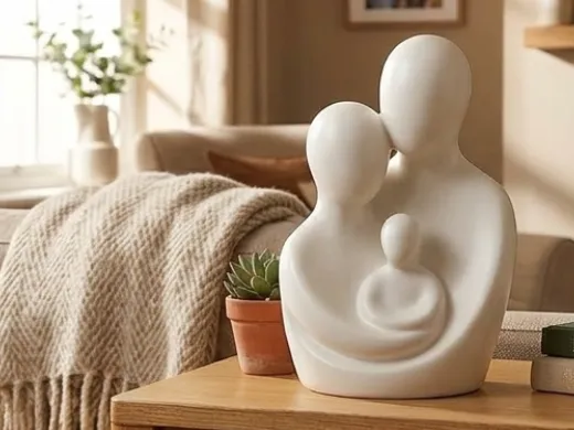 Escultura familiar 1 hijo