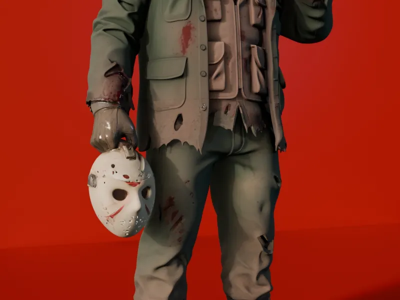 Jason Voorhees "Unmasked" Statue - Premium Slasher Horror