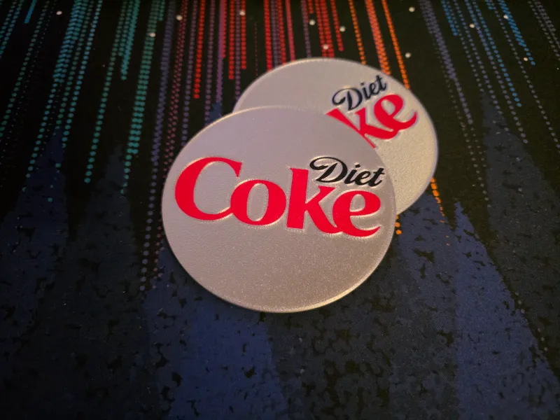 Pousa-copos Diet Coke 100mm