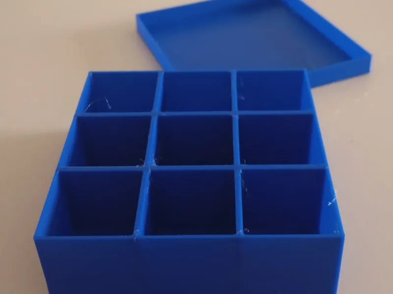 Caja con 9 separadores