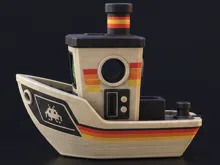 Ретро 3DBenchy с покраской