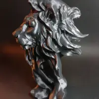 Lion on a Wood (Simba)-3