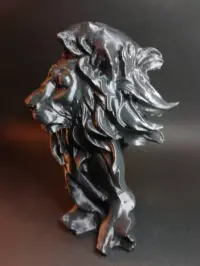 Lion on a Wood (Simba)-3