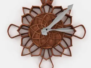 Wall Clock Lotus