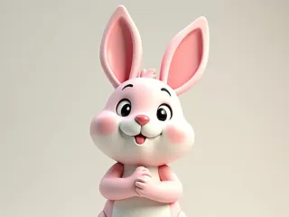 Cute Easter bunny