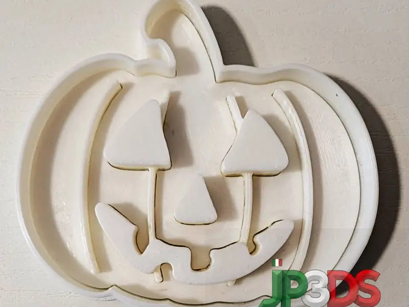 Cortador de biscoitos Jack-o'-lantern v3 com extrusor