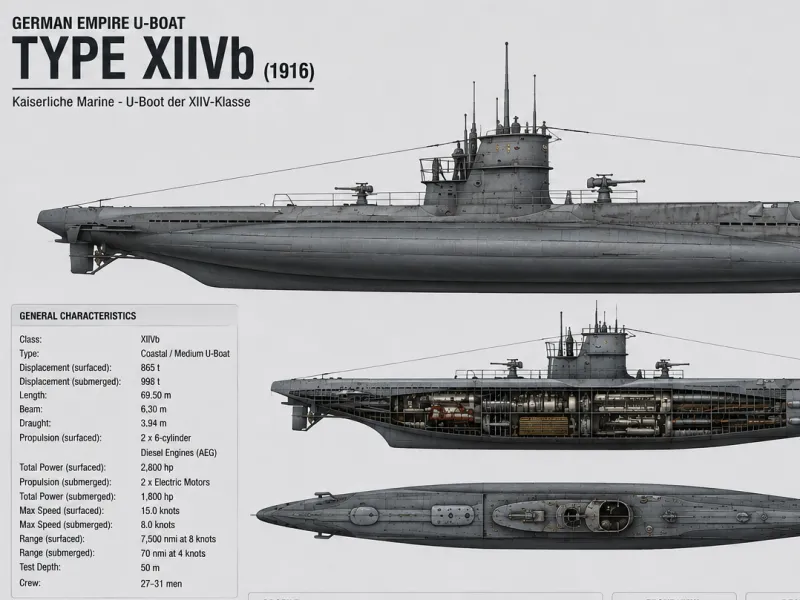 German Empire U-Boat Type XIIVb