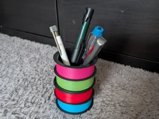 Stacked Spools - Pen Holder