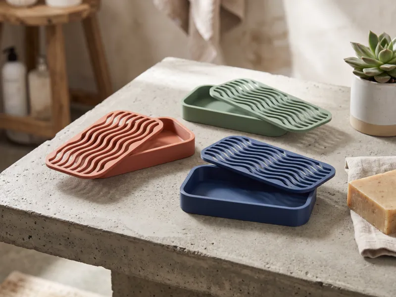 Kitchen Soap Tray Top - Ripple Drainage Insert