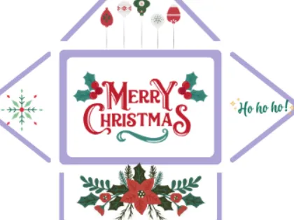 Christmas Envelope-tulle