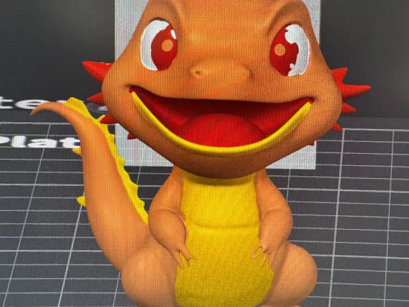 bearded dragon ai figurine 