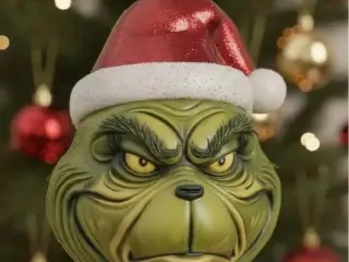 Grinch christmas ornament