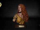 Laufey The Just Bust STL Faye God of War 3D Printable Model-0