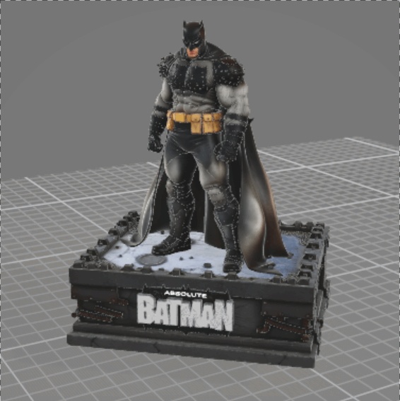 Absolute Batman 3D Model - Detailed Resin Statue
