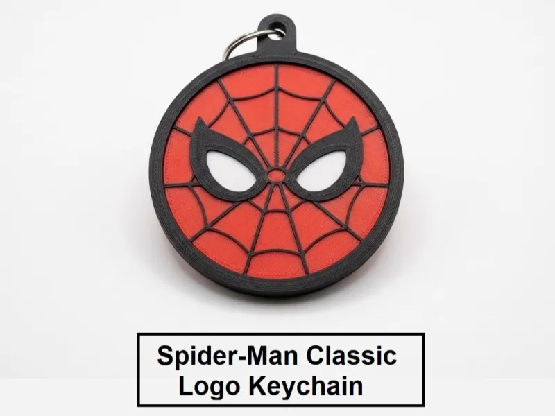 Spider-Man Classic Logo Keychain