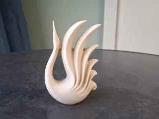 Elegant Swan Sculpture