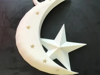 Eid/Ramadan Moon and Star