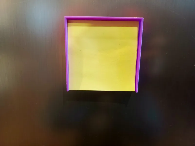 Magnetic Sticky Notes Holder - Organizer