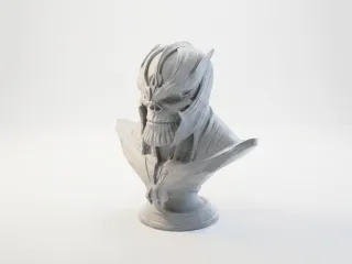 Thanos Bust Marvel Villain Sculpture 3D Printable