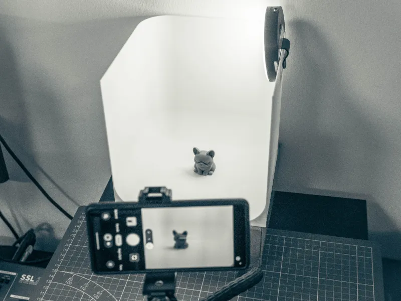 Nahtloses Fotostudio