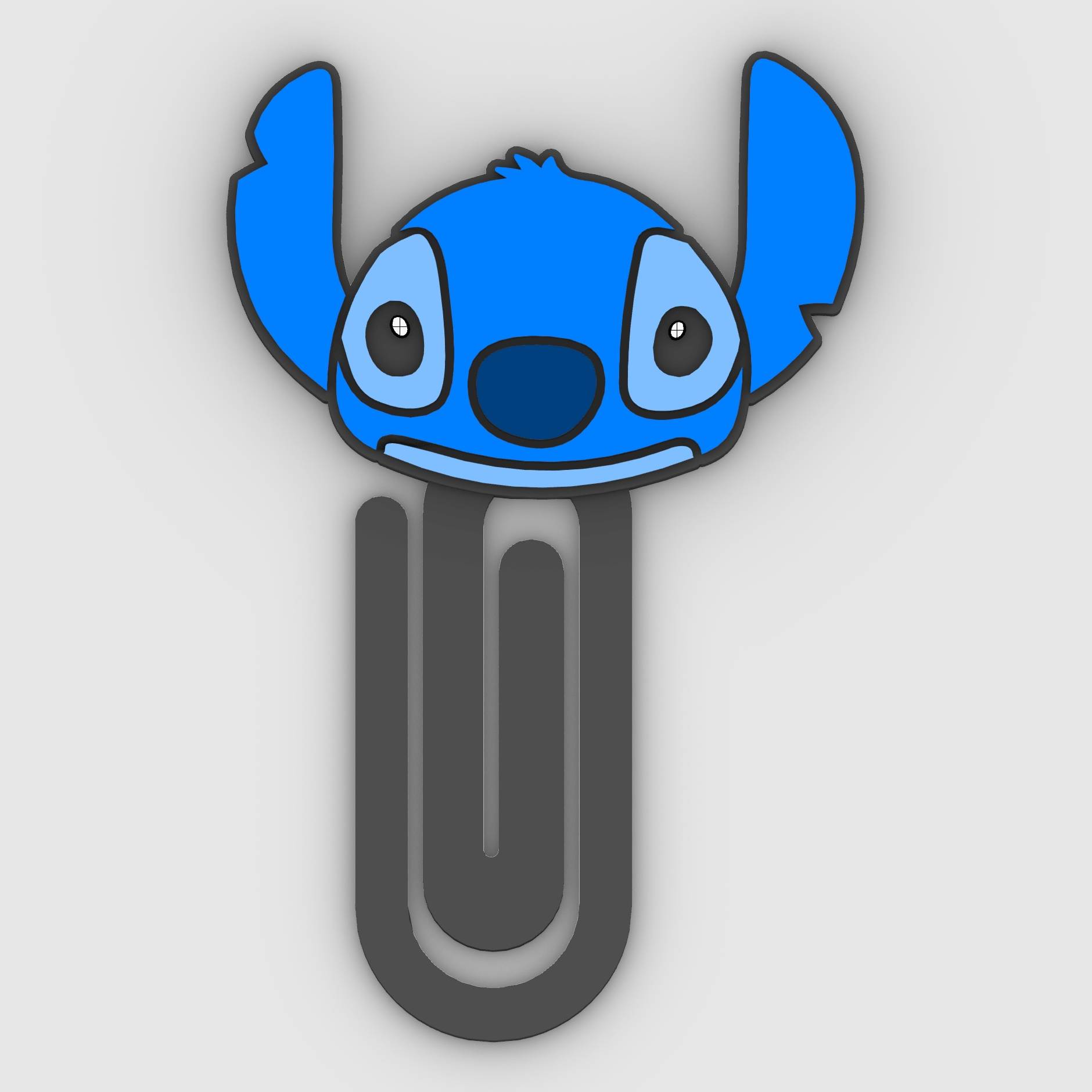 Stitch 2 - Paper clip - bookmark - STL file