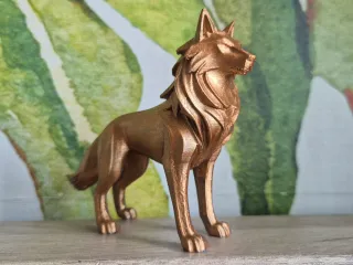 Decoration loup moderne elegant minimaliste