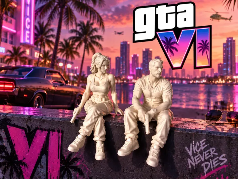 GTA VI - Monitor de Jason y Lucía