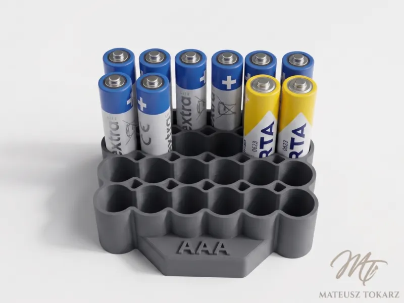AAA Pil Düzenleyici | 24 Bölmeli (4x6 Izgara)