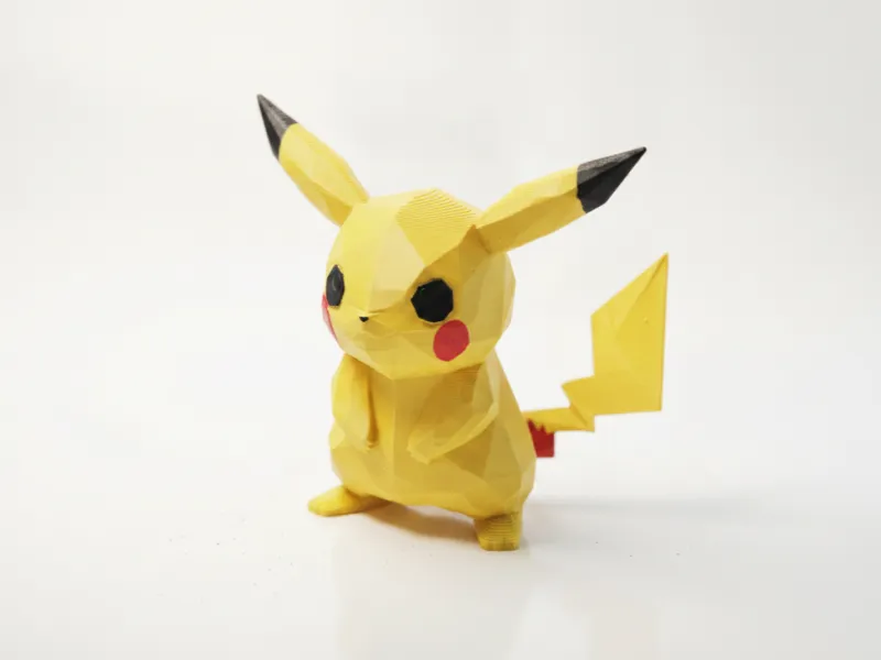 Geo Pikachu Figurine Pokemon Collectible 3D Printable