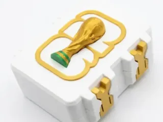 Caixa e Organizador de Figurinhas Inspirado na Copa do Mundo