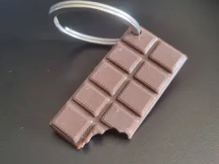 Chocolate Bar Keychain (Bite)