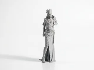 Queen Figurine Fantasy Character 3D Printable