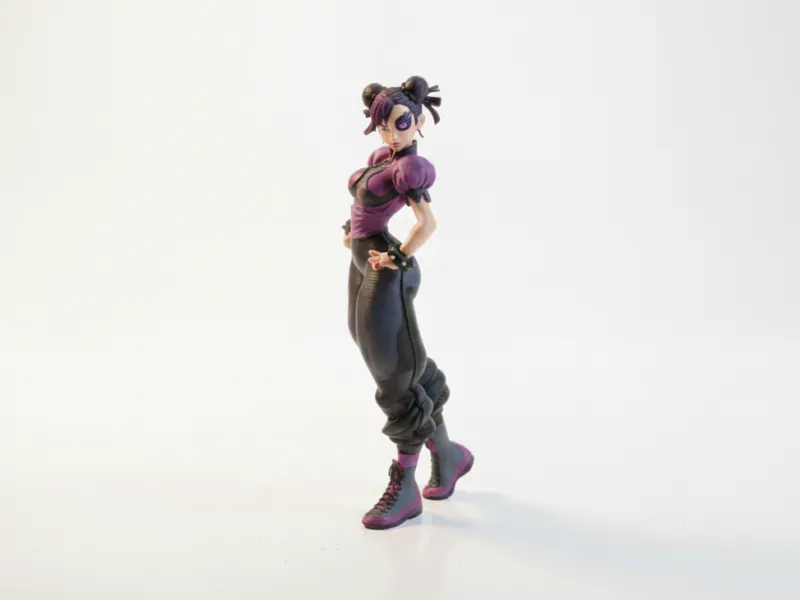 Statuetta da gaming di Chun Li Fighter stampabile in 3D