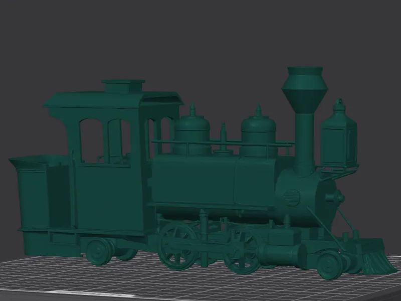 Walt Disney Worlds Fort Wilderness Railroad Steam EngineV2