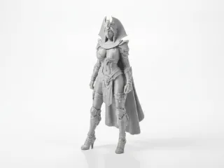 Egyptian Queen Figurine Fantasy Mythology 3D Printable