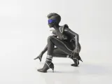 Futuristic Lady Figurine Female Sci-Fi 3D Printable-0