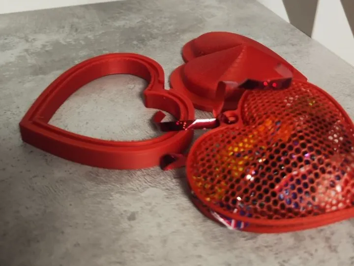 3D Printed Lattice Thermoforming  Heart  Box 🦾❤️