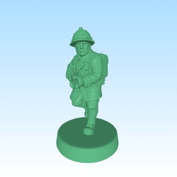 French soldier 1940 WW2 18 & 40 mm tabletop game 2-0