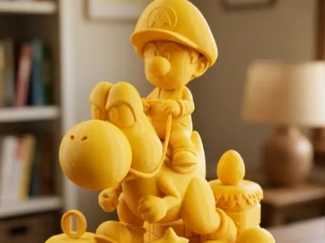 Baby Mario and Baby Yoshi