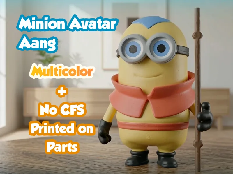 Minion Avatar Aang - Multicolor, SIN CFS