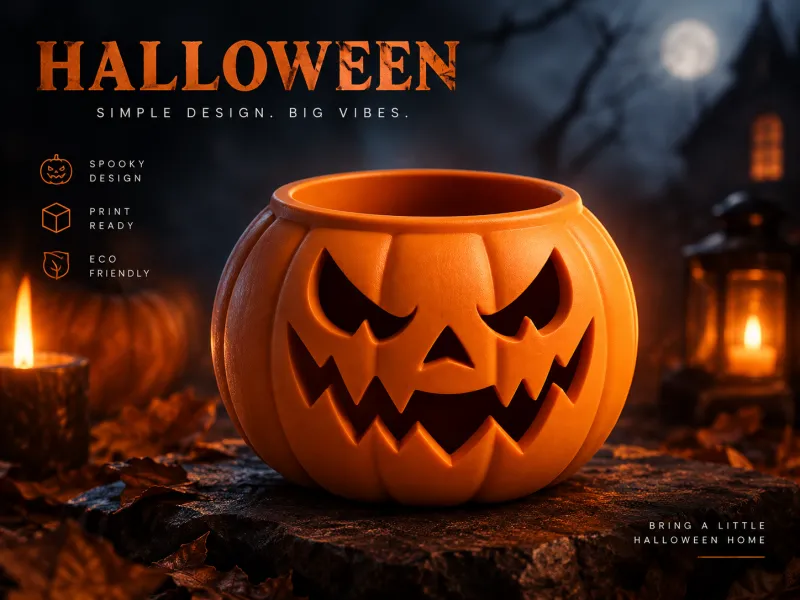 Halloween Pumpkin Bowl