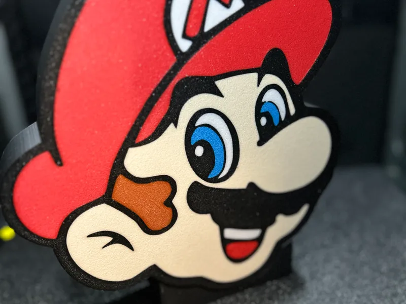 Lightbox tête de Mario