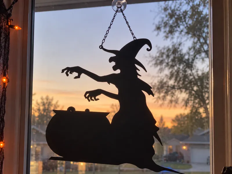 witch with cauldron