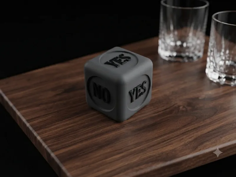 20mm Novelty Party Dice (Yes/No) / Würfel