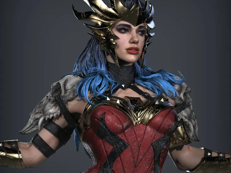 Death Metal Wonder Woman Armor Costume