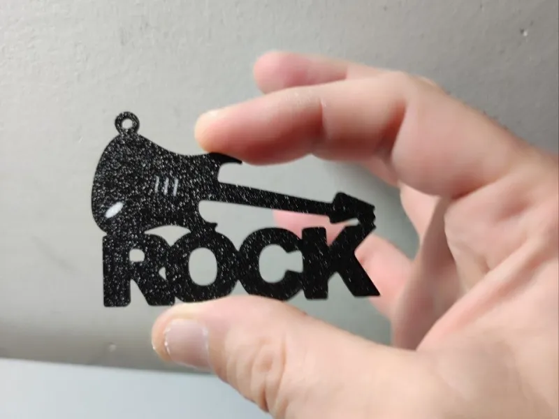 llavero guitarra rock