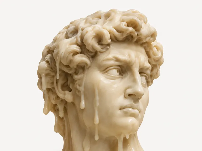 Melting Wax Head (David)