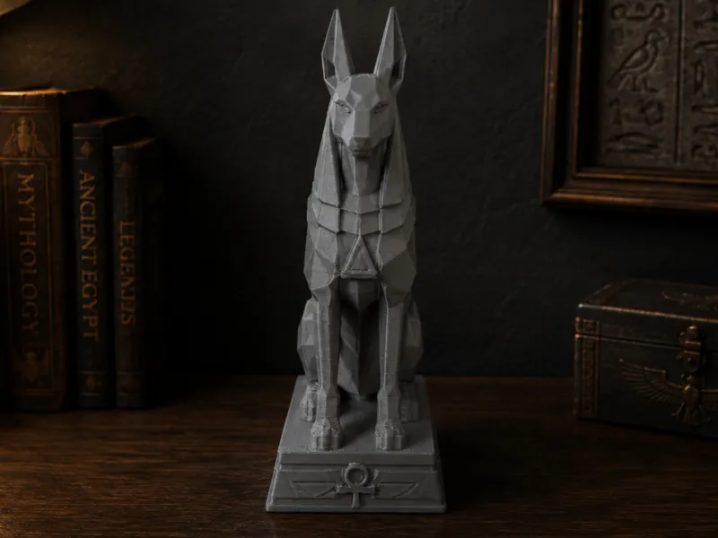 Anubis Standbeeld - Egyptische Mythologie 3D Print